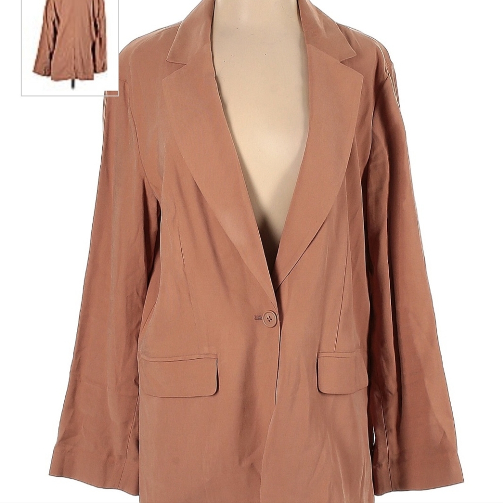 Open Edit Tan Blazer NWT